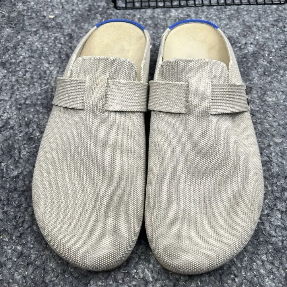 ROTHY'S The Men's Clog Dove (Taupe) Comfort Shoes  Men’s 11 Women’s 12 GUC